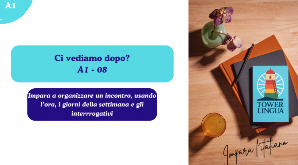 Italian A1 Lesson 08 - Ci vediamo dopo?