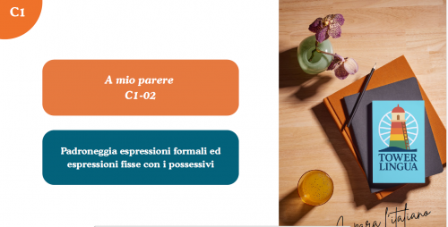 Italian C1 lesson 02 A mio parere