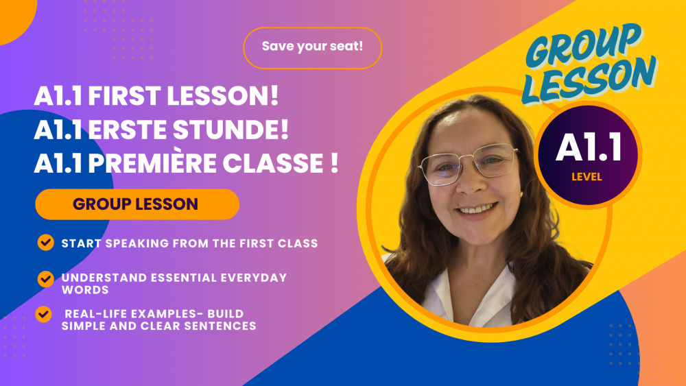 WELCOME!!! First Class in Spanish 