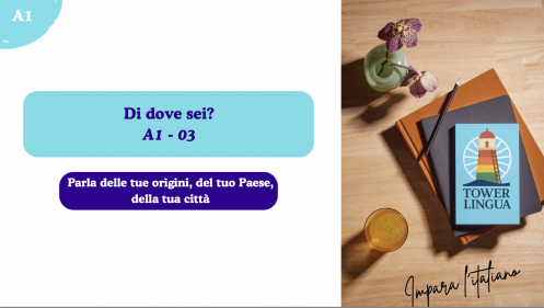 Italian A1 lesson 03 Di dove sei? Parla delle tue origini, del tuo paese e della tua citt&agrave;