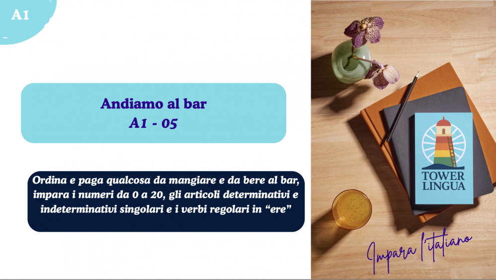 Italian A1 Lesson 05 &ndash; Andiamo al Bar