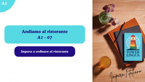 Italian A1 Lesson 07 - Andiamo al ristorante 