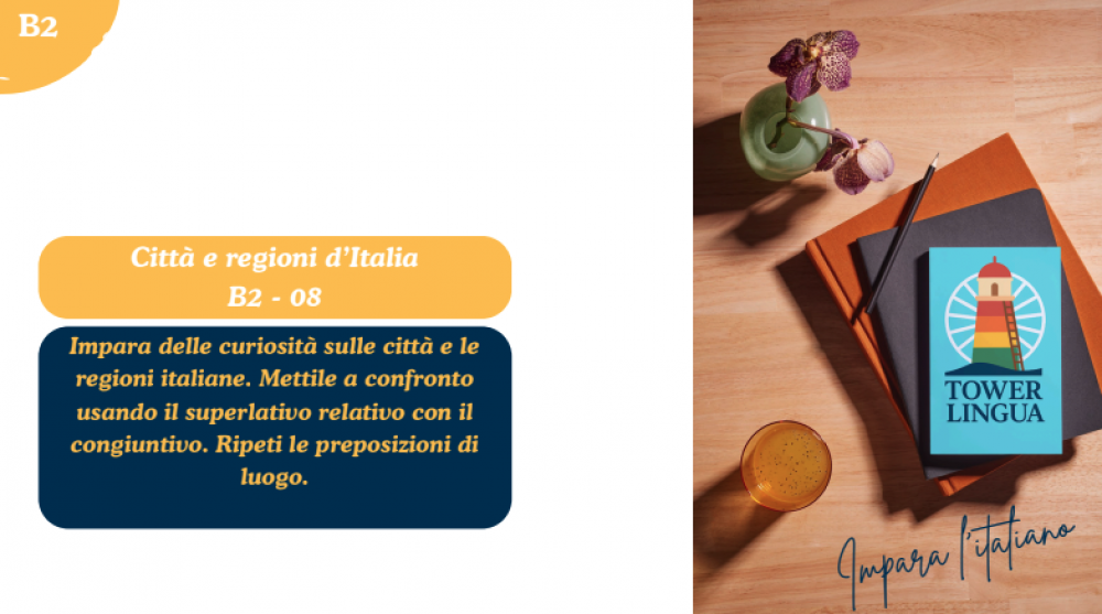 Italian B2 Lesson 08 - A ciascuno il suo: citt&agrave; e regioni d&rsquo;Italia 