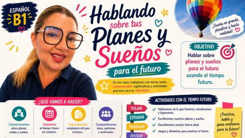 B1.- Hablando sobre tus planes y sue&ntilde;os.